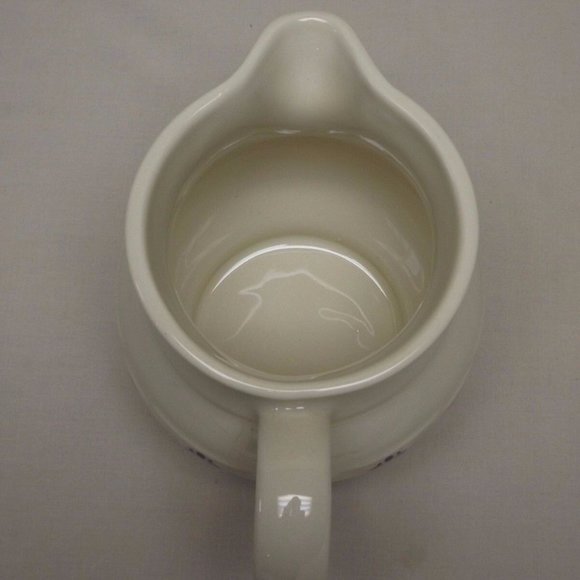 Longaberger Pottery Classic Blue Juice Pitcher  Roseville Ohio 1991 Original Box - Picture 6 of 9